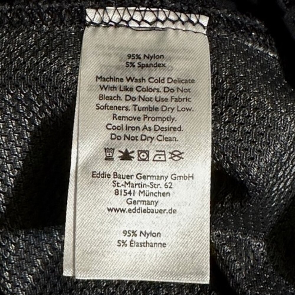 Eddie Bauer First Ascent Guide Pro Crop Capri Pants Black 22W - Picture 6 of 6